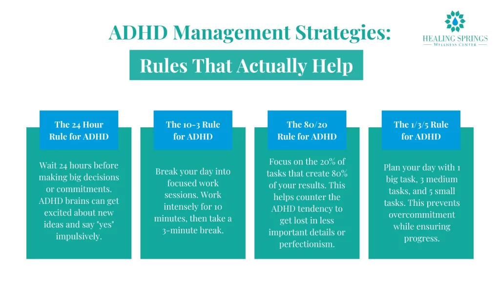 ADHD Management Strategies Rules That Actually Help