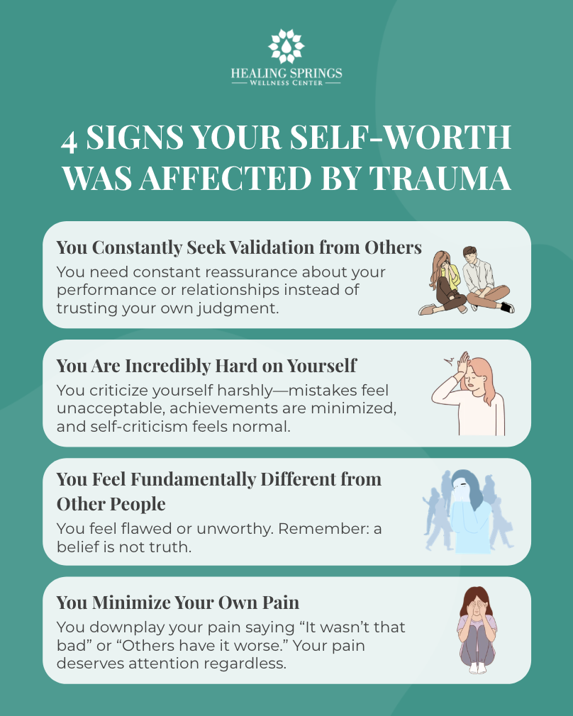 4 Signs Your Self-Worth Was Affected by Trauma